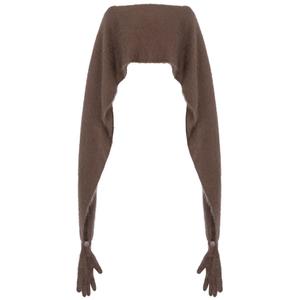 Шарф с перчатками
