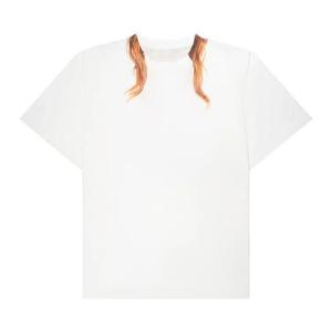 Футболки с коротким рукавом MM6 Maison Margiela Hair Print Футболка 'White'