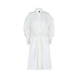 Верхняя одежда Ferragamo Long-Sleeved Hooded Trench Coat 'White'
