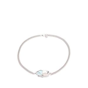 Колье Capsule Crystal с аквамарином