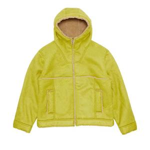 Куртки Supreme Faux Shearling Hooded Jacket 'Цитрус'