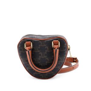 Сумка через плечо Heart Bag Triomphe Coated Canvas Medium