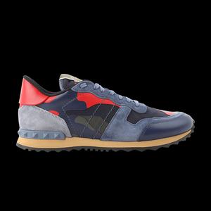 Кроссовки Valentino Rockrunner 'Camo - Marine Blue Red'