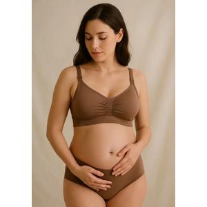 Grace Nursing Push Up Bra в коричневом цвете, бюстгальтер для кормления