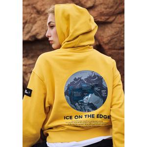 Унисекс худи с графикой Glacier полуоверсайз