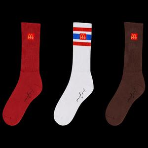 Носки и колготки Cactus Jack by Travis Scott x McDonalds Arches Sock Pack 'Multi'