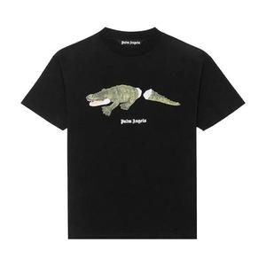 Футболки с коротким рукавом Palm Angels Crocodile Tee 'Black/Green'