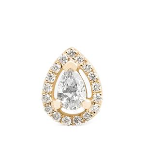 Серьги Pear с бриллиантами