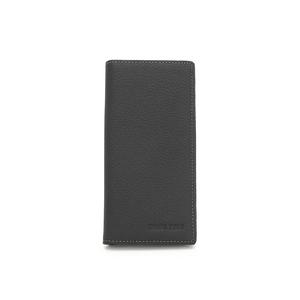 Длинный бумажник из натуральной кожи с RFID-защитой - черный