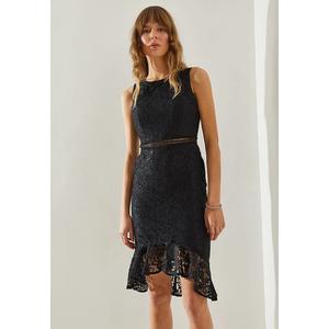 Женское кружевное вечернее платье с фестонами и подкладкой 6121 Dress 60251351