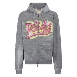 Худи Rebel tags свободного кроя