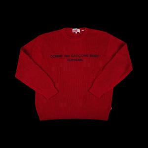 Свитера Supreme x Comme des Garçons Shirt Sweater 'Red'