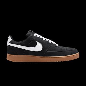Повседневная обувь для тенниса Nike Court Vision Low 'Black Gum Medium Brown White'