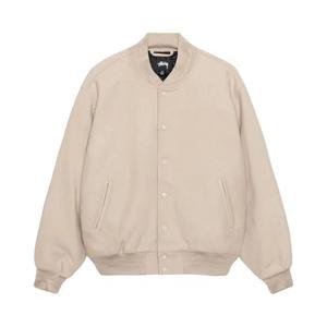 Варсити-куртки Stussy Sport Melton Varsity Jacket 'Oatmeal'