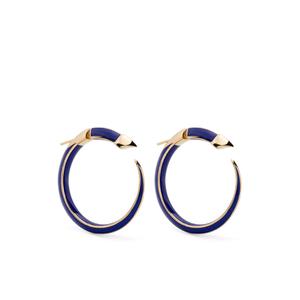 Серьги-кольца Sabre Solis из стерлингового серебра