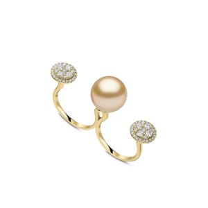 Кольцо Glitz с жемчугом и бриллиантами