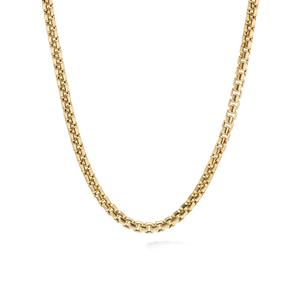 Колье Box Chain из желтого золота (2.7 мм)
