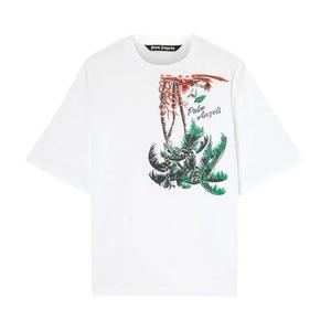 Футболки Palm Angels Upside Down Palm T-Shirt 'White/Green'