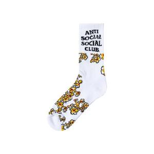 Носки и колготки Anti Social Social Club Flower Feet Socks 'White'