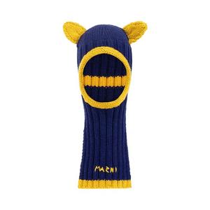 Балаклавы Marni Ears Balaclava 'Blue/Yellow'