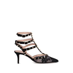 Кружевные туфли Rockstud 65 с заклепками