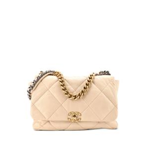 Стеганая сумка через плечо 19 Flap Bag Quilted Leather Maxi