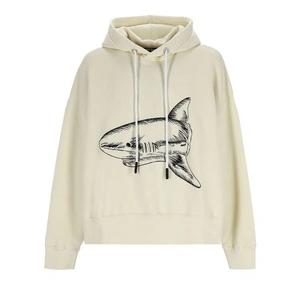 Худи Palm Angels Split Shark Hoodie 'Масляный'