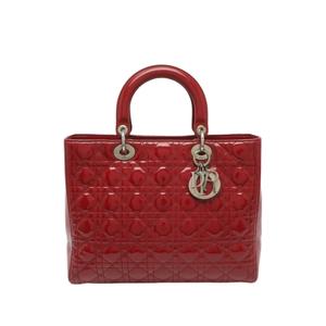 2012 большая Lady Dior Cannage сумка-тоут