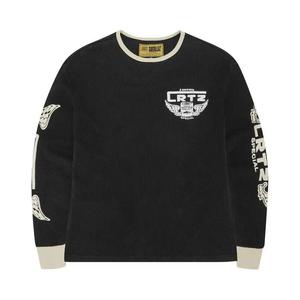 Футболки Corteiz Gasolina Waffle Long-Sleeve 'Black'