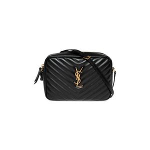 Сумки через плечо Saint Laurent Lou Quilted Crossbody «Черный»