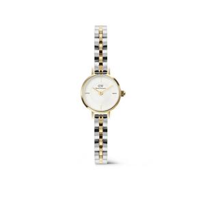Petite Mini 3-Link Two Tone Gold - женские часы из нержавеющей стали DW, официальные, оригинальные