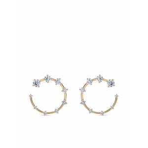 Маленькие серьги Circle из желтого золота