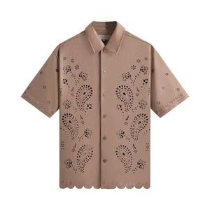Рубашка на пуговицах Kith Isaac Microsuede Button Down Shirt 'Share'