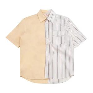 Рубашки на пуговицах Marni Half Poplin Striped Shirt 'Ivory'