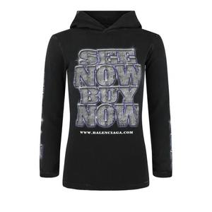 Футболки с коротким рукавом Balenciaga "See Now Buy Now" T-Shirt 'Выцветший черный'