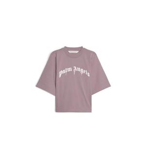 Футболка с изогнутым логотипом Boxy Tee