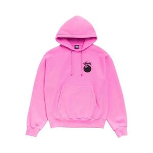 Худи Stussy 8 Ball Hoodie Garment Dyed 'Pink'