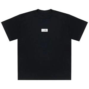 Топы MM6 Maison Margiela Lapel T-Shirt 'Black'