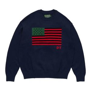 Свитера Denim Tears Pan-African American Pilled Sweater 'Navy'