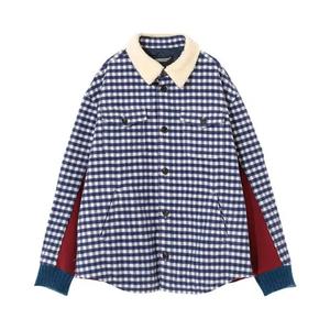 Рубашки на пуговицах Undercover Stripe Blouson 'Navy'