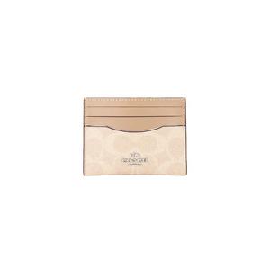 Slim Id Card Case In Signature Canvas Песочный/Таупе CZ286