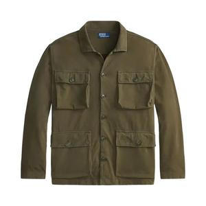 Куртки Polo Ralph Lauren Long Sleeve Sueded Moleskin Pocket Cargo Jacket 'Оливковый полог'