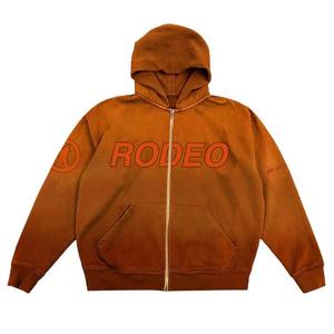 Топы Cactus Jack от Travis Scott Rodeo 10 Years Zip Up Hoodie «Tan»