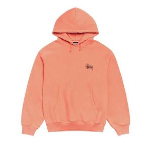 Худи Stussy Basic Pigment Dyed Hood «Sherbert»