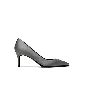 6CM Шелковые тканевые заостренные туфли на высоком каблуке HZL163
