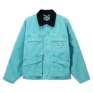Куртки Stussy Washed Canvas Shop Jacket 'Teal'