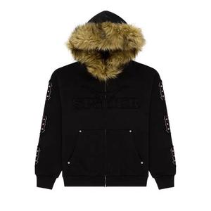 Толстовки на молнии Sp5der Garibaldi Zip Up 'Black'