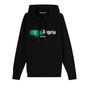 Худи Palm Angels Milano Sprayed Hoodie 'Черный/Зеленый'