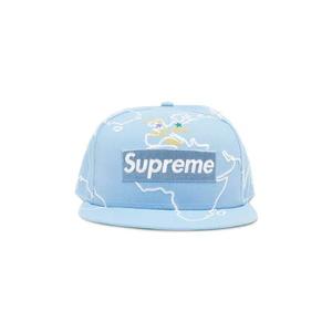 Бейсболки Supreme Worldwide Box Logo New Era 'Светло-синий'
