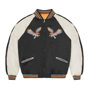 Верхняя одежда Corteiz Satin Souvenir Reversible Jacket 'Черный/Желтый'